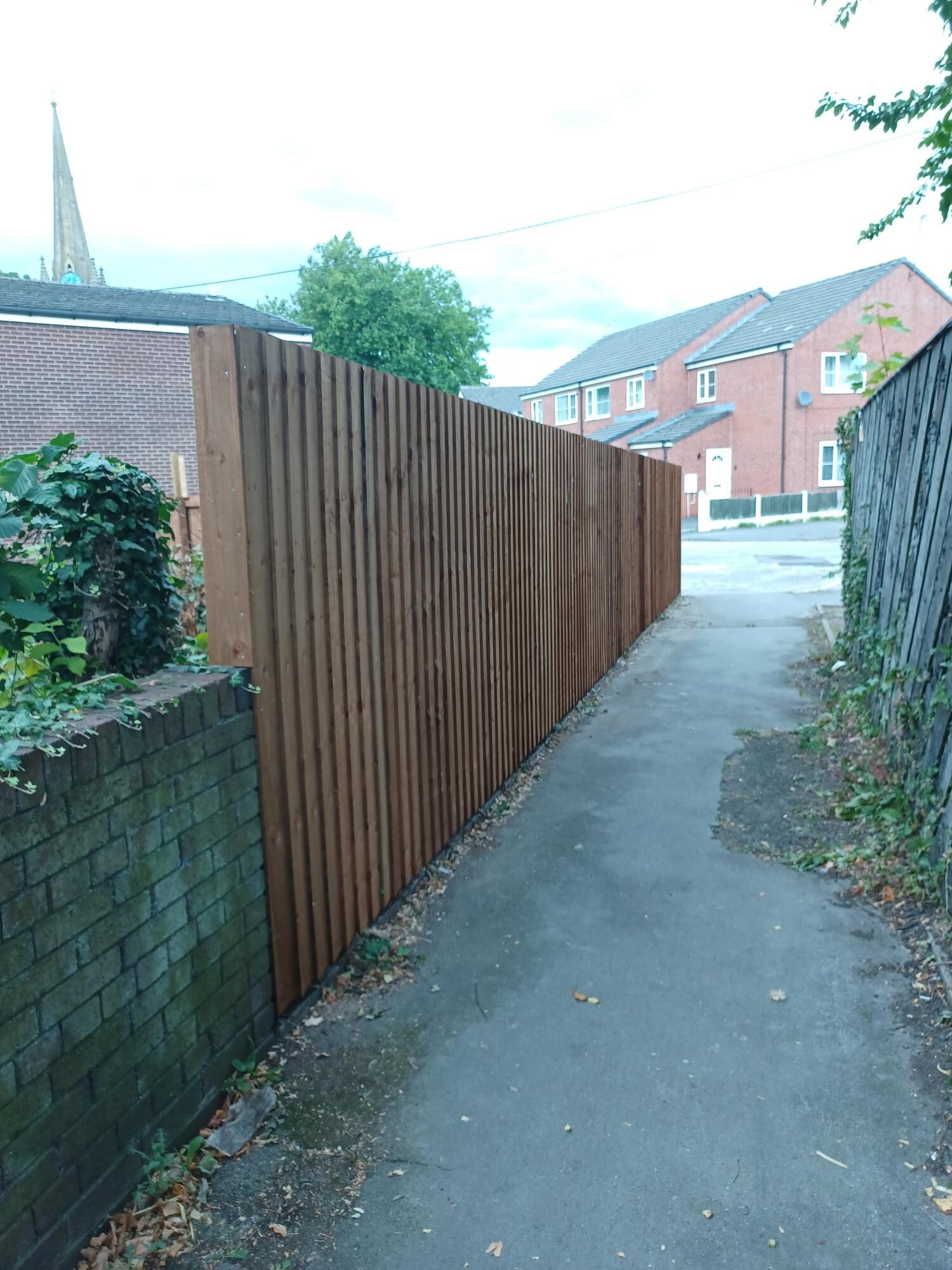 Egan Street new fencing