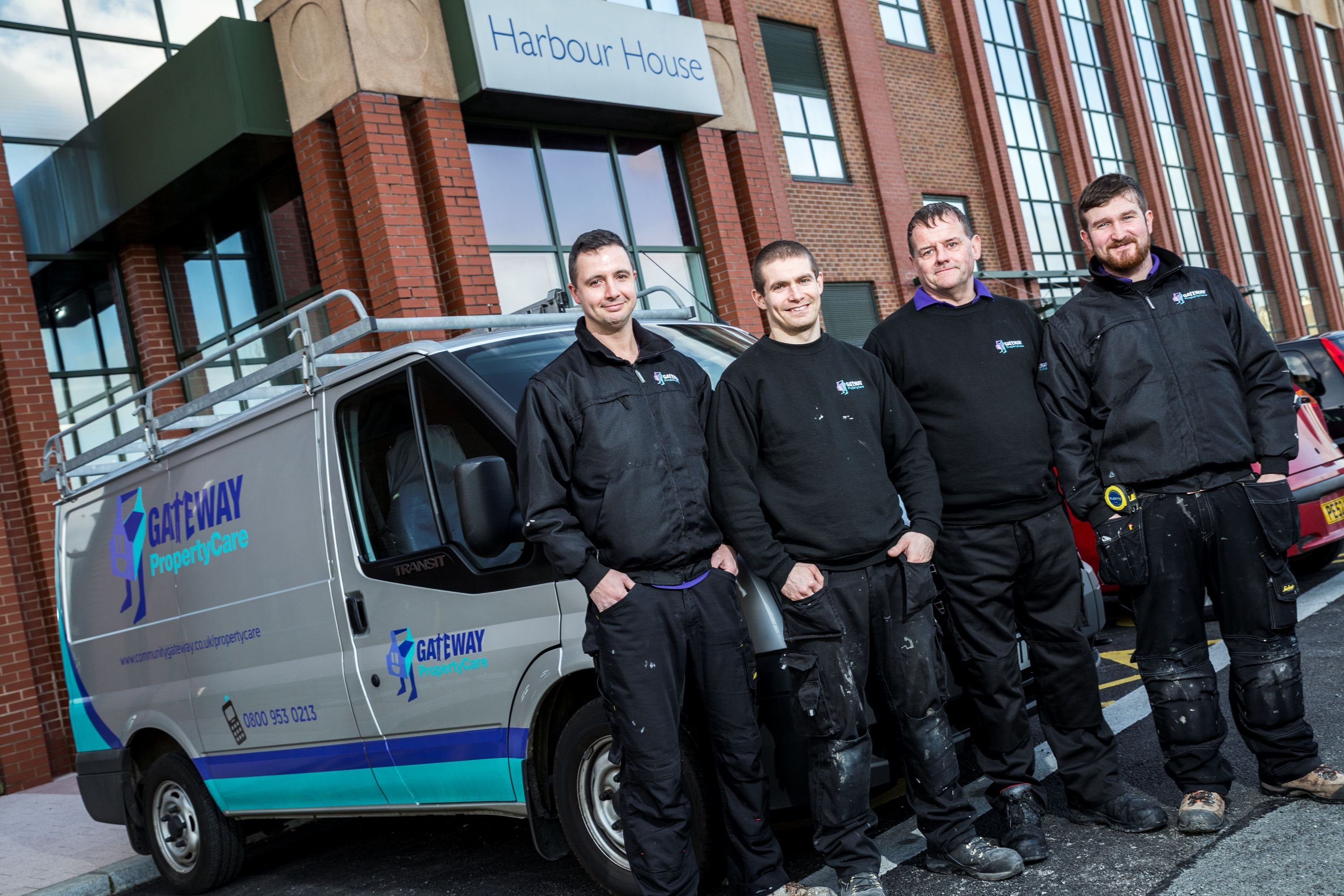 Four CGA operatives clearing the guild wheel 2011