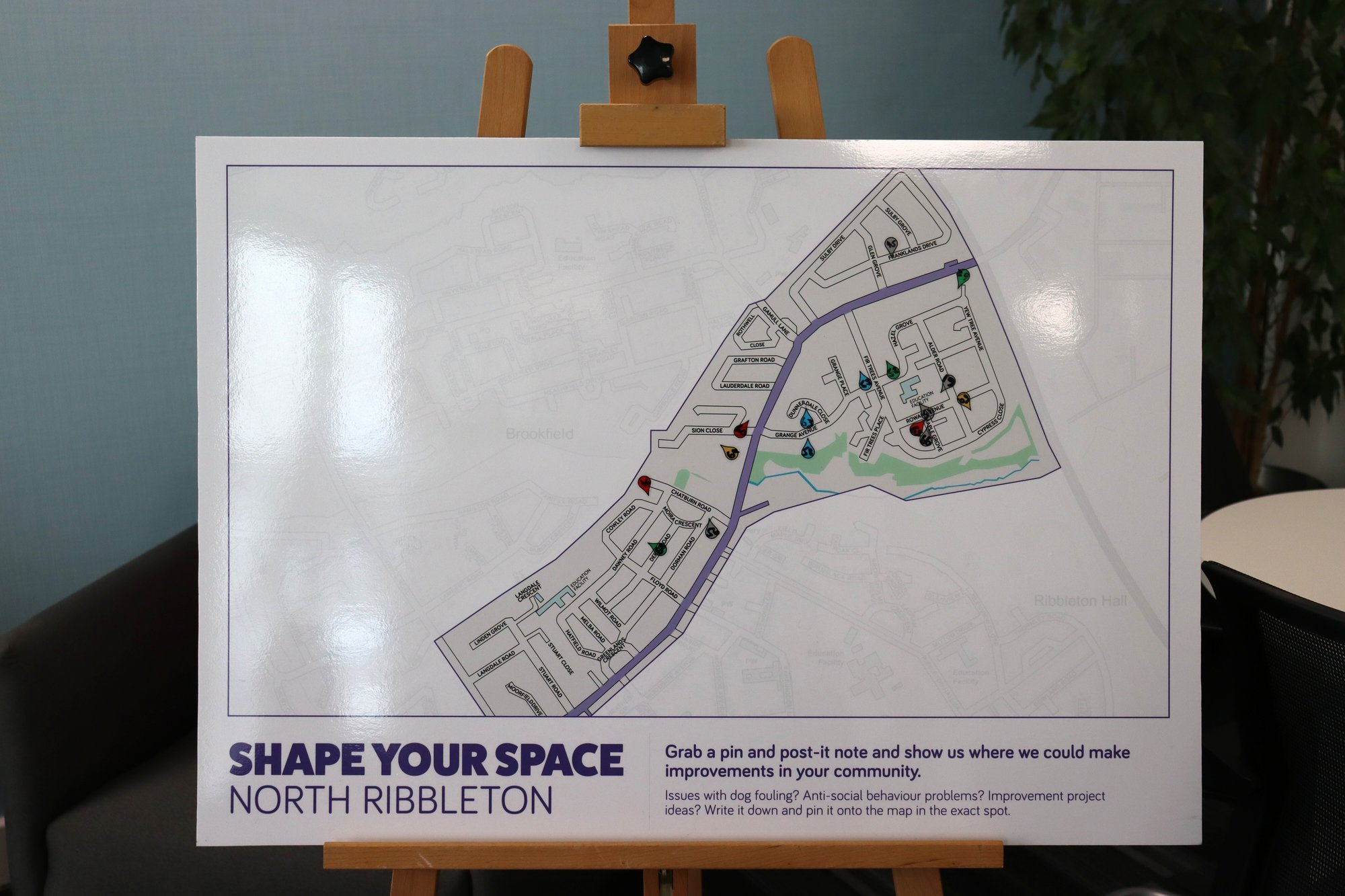 NORTH RIBBLETON MAP