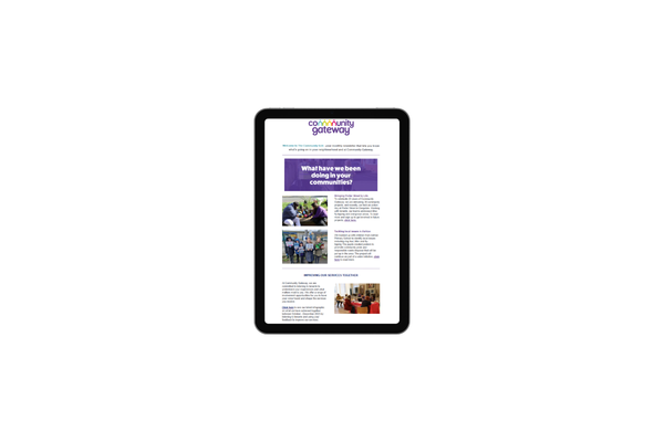Newsletter mock ups