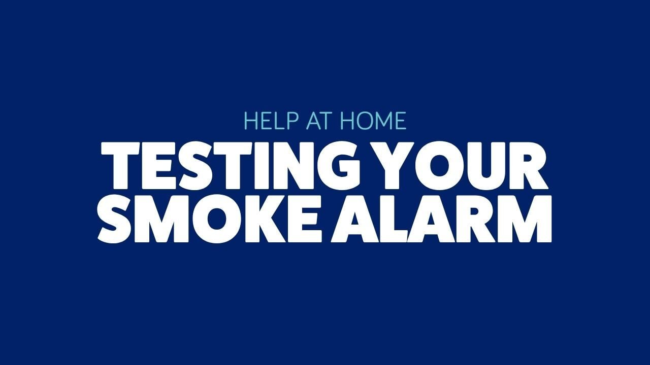Testing a smoke alarm