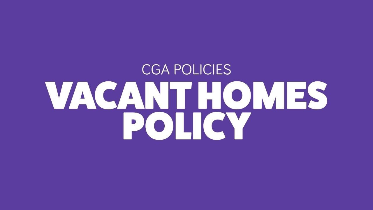 Vacant Homes Policy