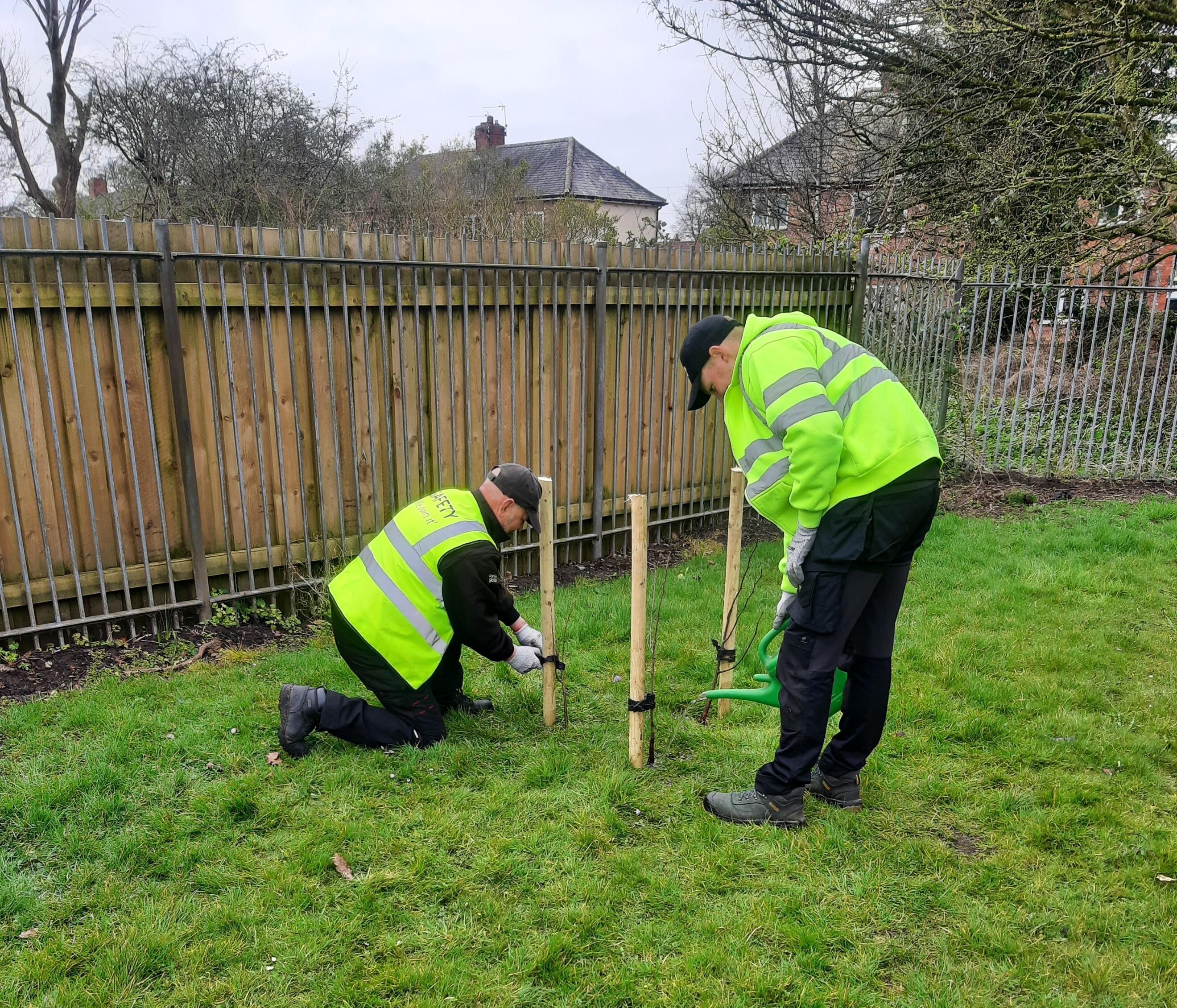 Farri Park GreenCare planting