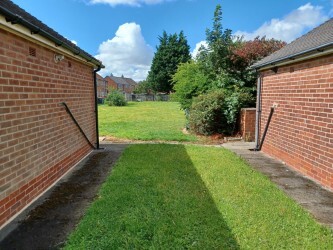 Newark Place before the fence was installed