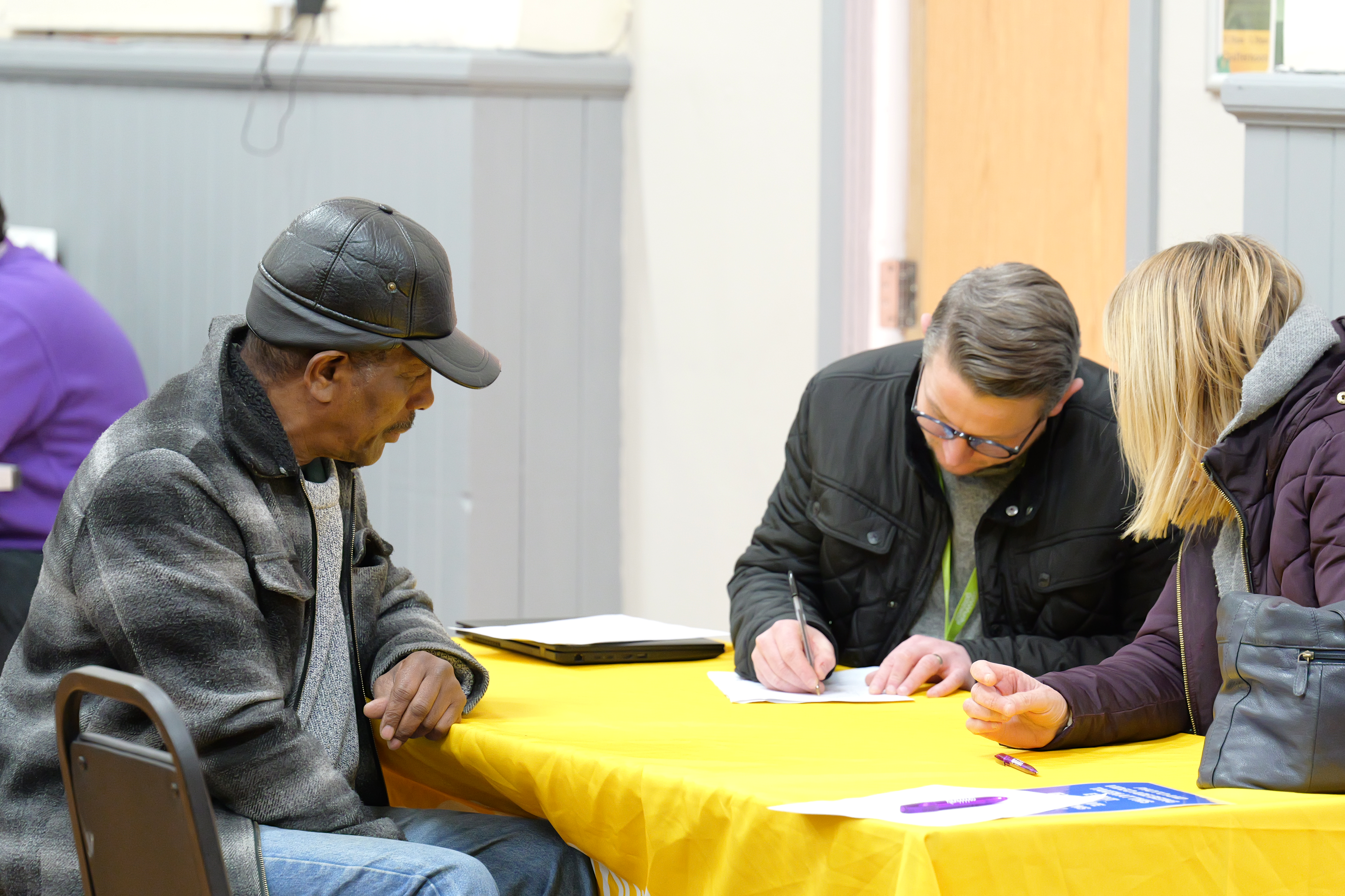 A consultation at our Shape Your Space event