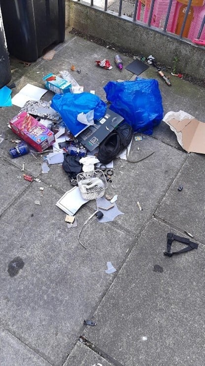Image of flytipping and rubbish 