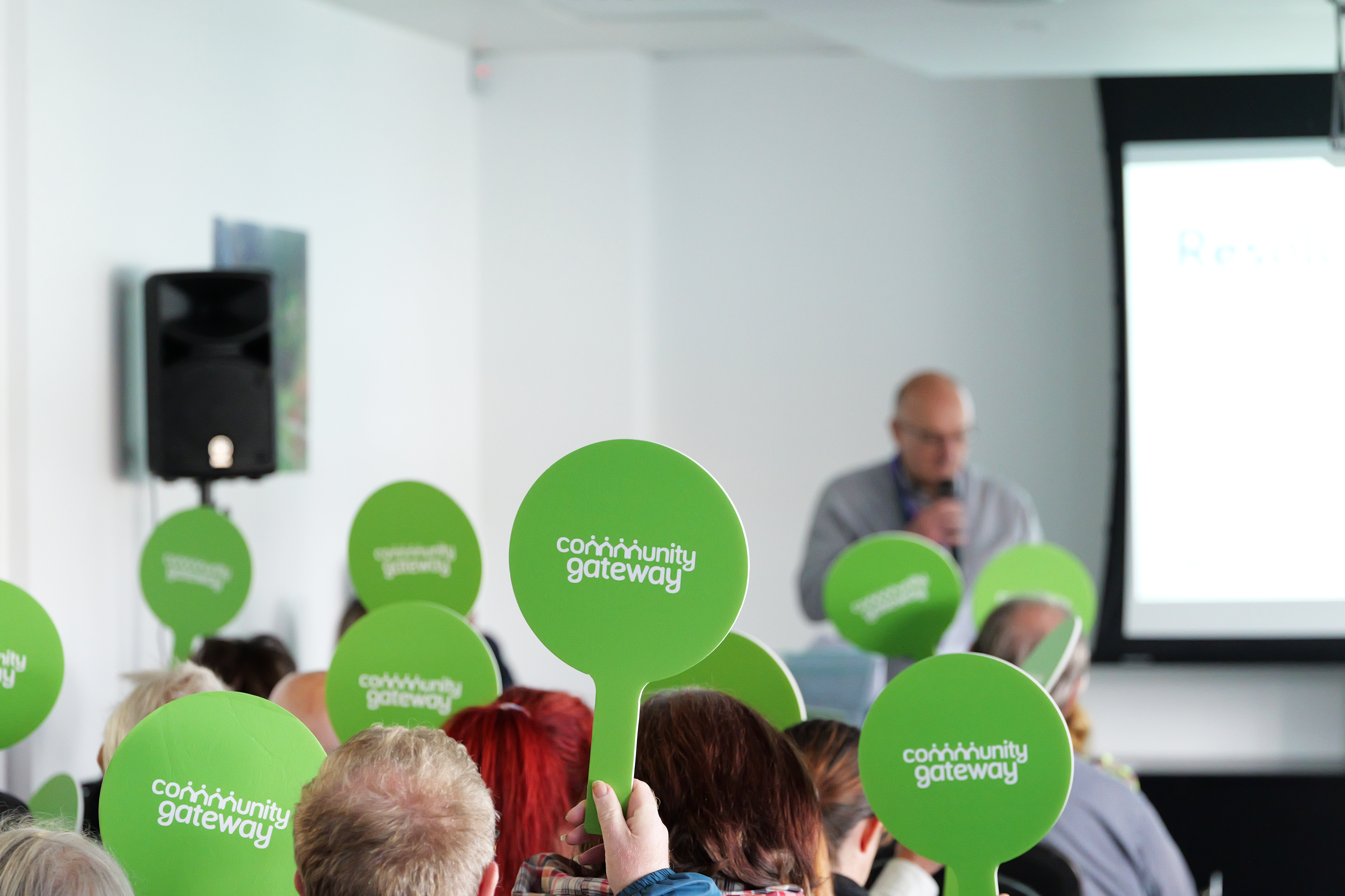 Tenants voting at the AGM