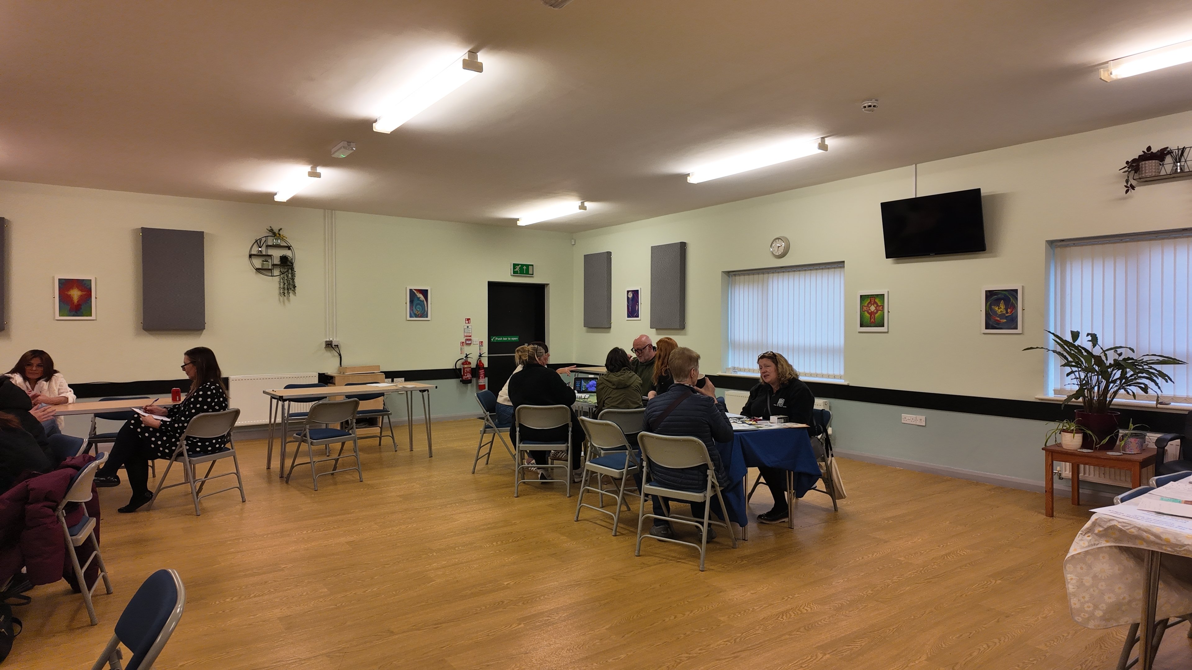 Everyone at the Shape your Space event