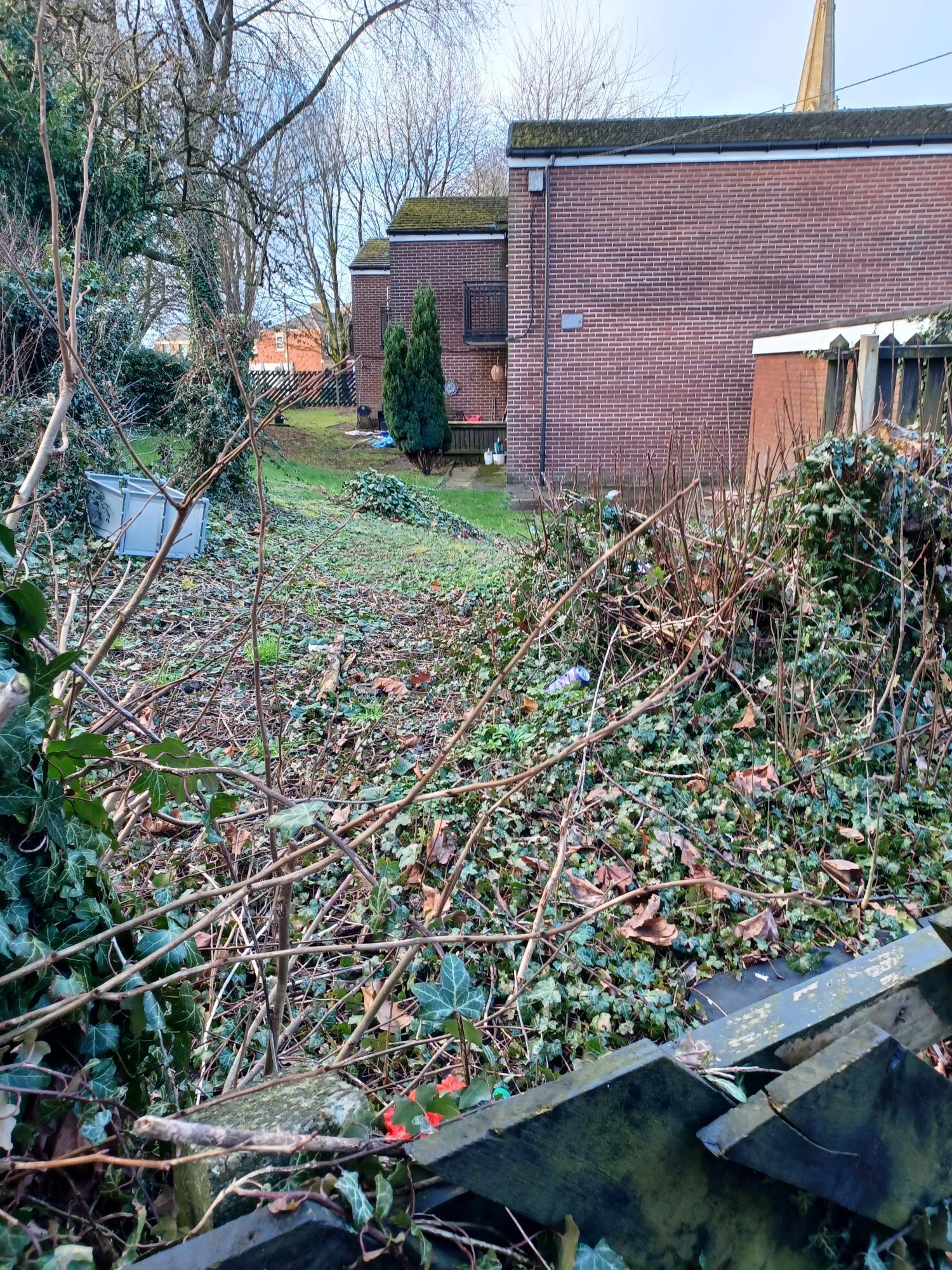 Image of broken fencing 