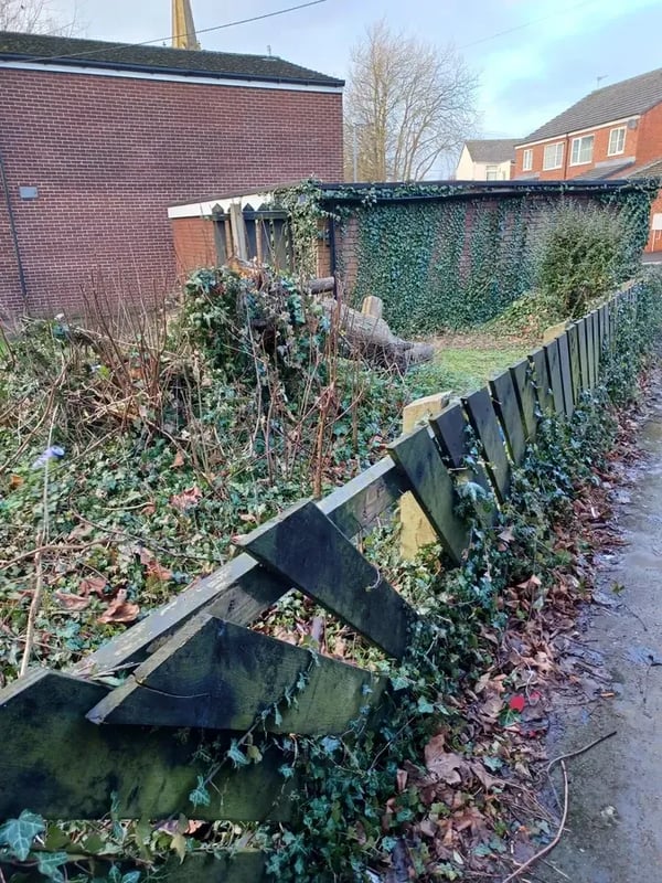 Image of broken fence